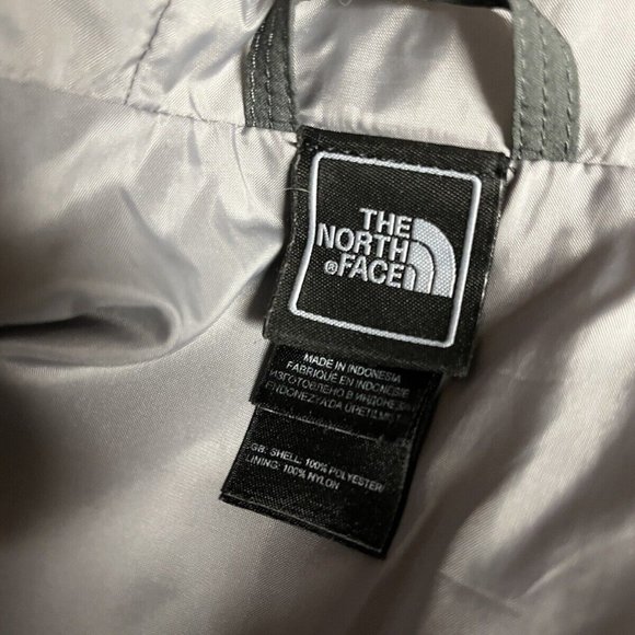 The North Face Jacket Girls L 14 16 Hy Dry Vent Hood Zip Gray Pink Waterproof - Picture 7 of 7